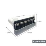 gomfily Kitchen Spice Jar Rack Drawer Under Cabinet Space Rack Organizer Stylish Unique Modern Kitchen Gudget with Stickers