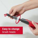 Rubbermaid Reveal Power Scrubber with Multi-Purpose Head, Cordless Electric Battery Powered Scrub Brush, Water Resistant, for Home/Kitchen/Bathroom/Grout/Tile/Shower/Tub