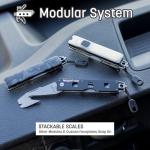 Compact Vehicle Emergency Multi-Tool - Rescue-Grade Tungsten-Carbide Glass Breaker & Seatbelt Cutter for Car Rescue and Roadside Safety - Auto Emergency Preparedness Tool - Keyport Escape Tool Kit