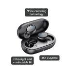 Lanteso True Wireless Bluetooth 5.3 Earbuds, 48H Playtime,Light Weight Headphones in Ear Buds Built in Mic Headset Premium Sound with Deep Bass,Clear Calls Earphones for Sports Workout Black