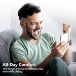 kurdene Wireless Earbuds Bluetooth 5.3 in Ear Buds Light Weight Headphones,Deep Bass Sound,Built in Mics Headset,Clear Calls Earphones for Sports Workout