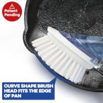 RIMAY Soap Dispensing Dish Brush, Dish Scrubber with Soap Dispenser, Dish Soap Brush, Dish Wand with Soap Dispenser Kitchen Brush for Dishes, Pans, Sink, Pots