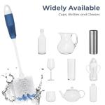 Amazer Bottle Brush Cleaner, Long Flexible Handle Bottle Brush Scrub for Water Bottles, Glasswares, Tumblers, Travel Coffee Mugs, 2 Pack