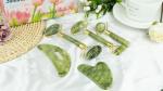 Sbnnfikeb Jade Roller and Gua Sha Set,Gua Sha Facial Tools,Face Roller,Jade Roller for Face,Guasha Tools for Face,Self Care Gift for Men Women