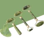 Sbnnfikeb Jade Roller and Gua Sha Set,Gua Sha Facial Tools,Face Roller,Jade Roller for Face,Guasha Tools for Face,Self Care Gift for Men Women