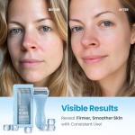 PLANTIFIQUE Facial Ice Roller - Puffiness Cryotherapy Skin Care Massage Tool - Stainless Steel Roller for Men & Women - Metal Massager for Face, Eyes and Body