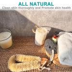 Mr.Cui'shop 2PACK Quality SISAL All Natural Spa Foot Brush with Wooden Handle - Dry or Wet Use - 7.3 inch Length - Exfoliates, Improves Blood Circulation, Cellulite Reduction