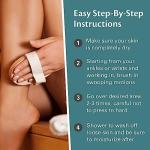 Firm Dry Brush & Shower Brush for Body - Handheld Back Scrubber Body Brush Exfoliator & Dead Skin Remover for Body Firm & Tighten Skin Improve Circulation for Men & Women by M3 Naturals