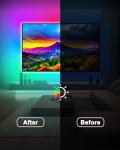 Daymeet LED Lights for TV, 9.8FT TV Led Backlight Behind Lights for 32-60inch USB Led Light Strip Glow RGBICW Color Changing Sync with Music Bluetooth APP Control Led Lighting for Bedroom