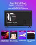 Daymeet LED Lights for TV, 9.8FT TV Led Backlight Behind Lights for 32-60inch USB Led Light Strip Glow RGBICW Color Changing Sync with Music Bluetooth APP Control Led Lighting for Bedroom