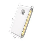 EZVALO 3 Pack Motion Sensor Night Lights, Sync LED Stair Lights Indoor, 1500mAh Rechargeable, Magnetic & Dimmable, 3000K Soft White, Portable Nightlight for Hallway, Stairs, Bathroom, Bedroom