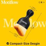 Motiflow 2 PCS Car Interior Detailing Brush, Car Detailing Supplies Soft Bristle Detailing Brush, Car Interior Cleaning Tool, Auto Detailing Brush Car Dashboard Cleaning Duster Brush (Black&Yellow)