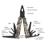 MOSSY OAK Multitool, 13-in-1 Folding Multi Tool Plier with Nylon Sheath, Stainless Steel Camo EDC Tool, Portable Pocket Knife for Camping, Survival, Hunting, Hiking, Outdoor & Christmas Gifts for Men