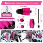 55PCS Pink Car Detailing Kit Interior Cleaner with High Power Handheld Vacuum, Car Wash kit with Detailing Brush Set,Car Interior Detailing Kit,Car Accessories for Cars,Gifts for Women