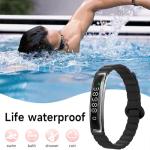 Smart Bracelet Fitness Tracker Heart Rate Monitor Sleep Activity Tracker Step Counter Calories Pedometer Waterproof Slim Thin Health Band for Women Ladies Men