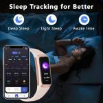 Fitness Tracker with Heart Rate/Blood Oxygen/Sleep Monitor, 20+ Sports Modes Smart Watches for Women/Men, Activity & Step Tracker Smart Watch for Android/iOS Phones (Rose Pink)