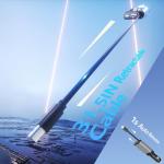 Flexino【Ultra-Slim】 Retractable Car Charger for iPhone 16, 63W Fast Charging Car Charger USB C, Car Chargers with Retractable Cord 2.6ft, Car Adapter for iPhone 16/15 Series, Galaxy, Pixel, Grey