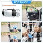 BSUXMAFG Car Safety Hammer, 3-in-1 Emergency Escape Tool with Window Breaker and Seat Belt Cutter, Safety Emergency Car Escape Tool for Car, Office, Home, Blue