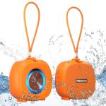 PEICHENG Speaker, Small Portable Bluetooth Wireless IPX5 Waterproof Shower Speaker,Loud Stereo Sound Deep Bass,TWS Paire, RGB Lights,Long Playtime for Outdoor Party, Great Gift, 1PCS(Orange)