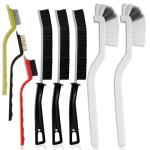 8 Pcs Crevice Cleaning Brush Set – Hard Bristle Cleaning Tools for Grout, Gaps & Narrow Spaces – Multi-Purpose Grout Brush, for Cleaning Bathroom, Shower, Window Tracks, Kitchen