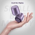 INSMY C17-MAX, Waterproof Small Bluetooth Speaker, Rich Audio, Pairing, Portable, Handheld, Purple
