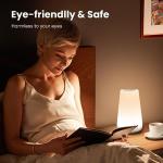 THAUSDAS Night Light, Dimmable Touch Lamp for Bedroom, Portable Table Bedside Lamp, 5 Brightness 13 RGB Colors, Night Lights for Baby Nursery Bathroom