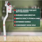 8 Pcs Crevice Cleaning Brush Set – Hard Bristle Cleaning Tools for Grout, Gaps & Narrow Spaces – Multi-Purpose Grout Brush, for Cleaning Bathroom, Shower, Window Tracks, Kitchen