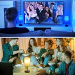 TCEUMIK RGB Smart Lamps for Bedrooms & Living Room 3 Ways Dimmable Bedside Lamps Color Changing Nightstand Lamp with 2 USB Port and Outlet Modern Night Stand Table Lamp Fabric Shade E26 LED Bulb