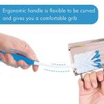 PHYEX 2 Pack Long Handle Bottle Scrubbing Brushes, Water Bottle Cleaner for Washing Glasswares, Wine Decanter, Hydro Flask Tumbler, Sinks, Food Jars