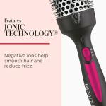 REVLON Perfect Match Hot Styler - Heated Brush to Style and Extend Blowouts, Hot Brush for Curls, Body, and Volume, Reduces Frizz and Boosts Shine