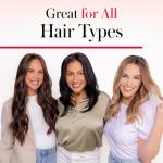 REVLON Perfect Match Hot Styler - Heated Brush to Style and Extend Blowouts, Hot Brush for Curls, Body, and Volume, Reduces Frizz and Boosts Shine