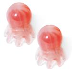 Bruislard 2 Pack Octopus Head Massager Comb Stress Relief Point Massage Comb Head Massage Tools Pink Acupressure Massager Scalp Massagers for Headaches Manual Acupressure Tool