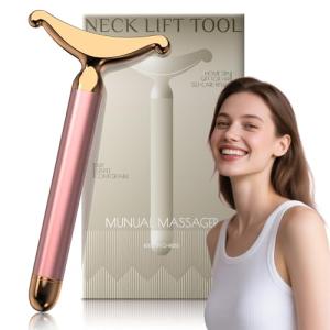 Face Massager Tool/Facial Massager Pro: Electric Lifting Device for Face & Neck - Anti-Aging Skin Firming, Reducing Wrinkles/Dark Circles - at-Home Facial Sculptor