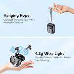 QXQ 2025 New Wireless Earbuds, Bluetooth 5.4 Headphones HiFi Stereo with 4 ENC Mic, 40H Mini Ear Buds in-Ear Noise Cancelling Earbuds, Ultra Light Sport Earphones for TV Smart Phone Laptop Computer