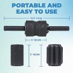 Chirp 3-in-1 Muscle Roller - Customizable Recovery Massager for Targeted Deep Tissue Massage, Pressure Point Relief for Back and Legs, Durable Foam Roller Supports up to 500 lbs, 4 x 4 x 24 inches