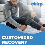 Chirp 3-in-1 Muscle Roller - Customizable Recovery Massager for Targeted Deep Tissue Massage, Pressure Point Relief for Back and Legs, Durable Foam Roller Supports up to 500 lbs, 4 x 4 x 24 inches