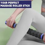 Massage Roller Stick,Muscle Roller Stick for Athletes,Liposuction Massage Roller for Lymphatic Drainage, for Relief Muscle Soreness, Trigger Points, Help Runner Legs, Back Recovery