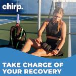 Chirp 3-in-1 Muscle Roller - Customizable Recovery Massager for Targeted Deep Tissue Massage, Pressure Point Relief for Back and Legs, Durable Foam Roller Supports up to 500 lbs, 4 x 4 x 24 inches