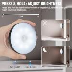 DWEPTU Motion Sensor Night Light 2 Pack LED Night Lights, Dusk to Dawn Motion Sensor for Bedroom, Bathroom, Toilet, Stairs, Kitchen, Hallway
