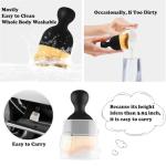 4 Pcs Car Interior Cleaning Tool,Car Interior Detailing Brush,Car Cleaning Brush Dust Collectors, Car Interior Cleaning Soft Brushes,Curved Design Dirt Dust Clean Brushes