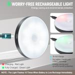 DWEPTU Motion Sensor Night Light 2 Pack LED Night Lights, Dusk to Dawn Motion Sensor for Bedroom, Bathroom, Toilet, Stairs, Kitchen, Hallway