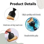 4 Pcs Car Interior Cleaning Tool,Car Interior Detailing Brush,Car Cleaning Brush Dust Collectors, Car Interior Cleaning Soft Brushes,Curved Design Dirt Dust Clean Brushes