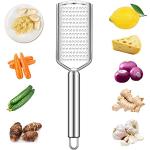 Handheld Cheese Grater, Cheese Zester Stainless Steel, Lemon Zesters, Kitchen Vegetable Peeler, Food Zesters Grater Slicer for Ginger Garlic Chocolate Fruits, Zester Graters with Handle