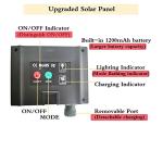 SHUKAN 220 LED Solar Firefly Bunch Lights, 8 Flashing Modes, Fairy Copper Wire Waterproof String Light, Decorative Vine Solar Watering Can Light, Outdoor Garden Christmas Decor Lights (Warm White)