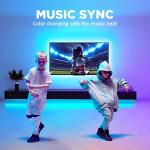 dephen USB COB RGB LED Strip, 4.9ft High Density Plug in Tape Light, 5v Cuttable TV Backlight for Car, Cabinet, Computer, Bar, DIY Lighting