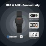 moofit Heart Rate Monitor Armband, IP67 Waterproof, Support Bluetooth/ANT+, Rechargeable Optical Heart Rate Sensor Bracelet Works with Wahoo, Strava, Elite HRV