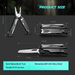 SIUPRO Multitool Pocket Knife for Men Women, Christmas Stocking Stuffers Gifts, Tactical Multi-Tool Pliers, Scissors with Clip, Nylon Sheath, Multipurpose Camping Survival set