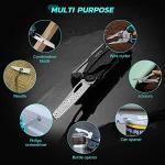SIUPRO Multitool Pocket Knife for Men Women, Christmas Stocking Stuffers Gifts, Tactical Multi-Tool Pliers, Scissors with Clip, Nylon Sheath, Multipurpose Camping Survival set