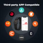 moofit Heart Rate Monitor Armband, IP67 Waterproof, Support Bluetooth/ANT+, Rechargeable Optical Heart Rate Sensor Bracelet Works with Wahoo, Strava, Elite HRV