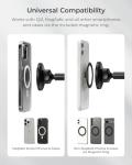 iOttie iTap 3 Magnetic Dash & Windshield Mount Car Phone Holder with Magnetic Ring Adapter. Compatible with iPhone, Samsung Galaxy, Google Pixel, Huawei, LG, and All Qi Compatible Smartphones